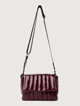 Bar Bag - Glossy Deep Burgundy/ Black/ Black Web