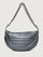 Elton Hobo Crossbody - Pearl Grey/ Black/ Black Web Gunmetal Hardware