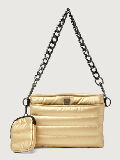 Downtown Crossbody - Mineral Gold/Black/Black Web Gunmental Hardware