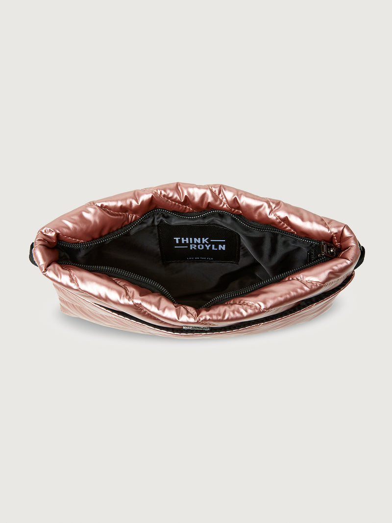 Diagonal Bum Bag 2.0 - Pearl Blush / Black / Black Web