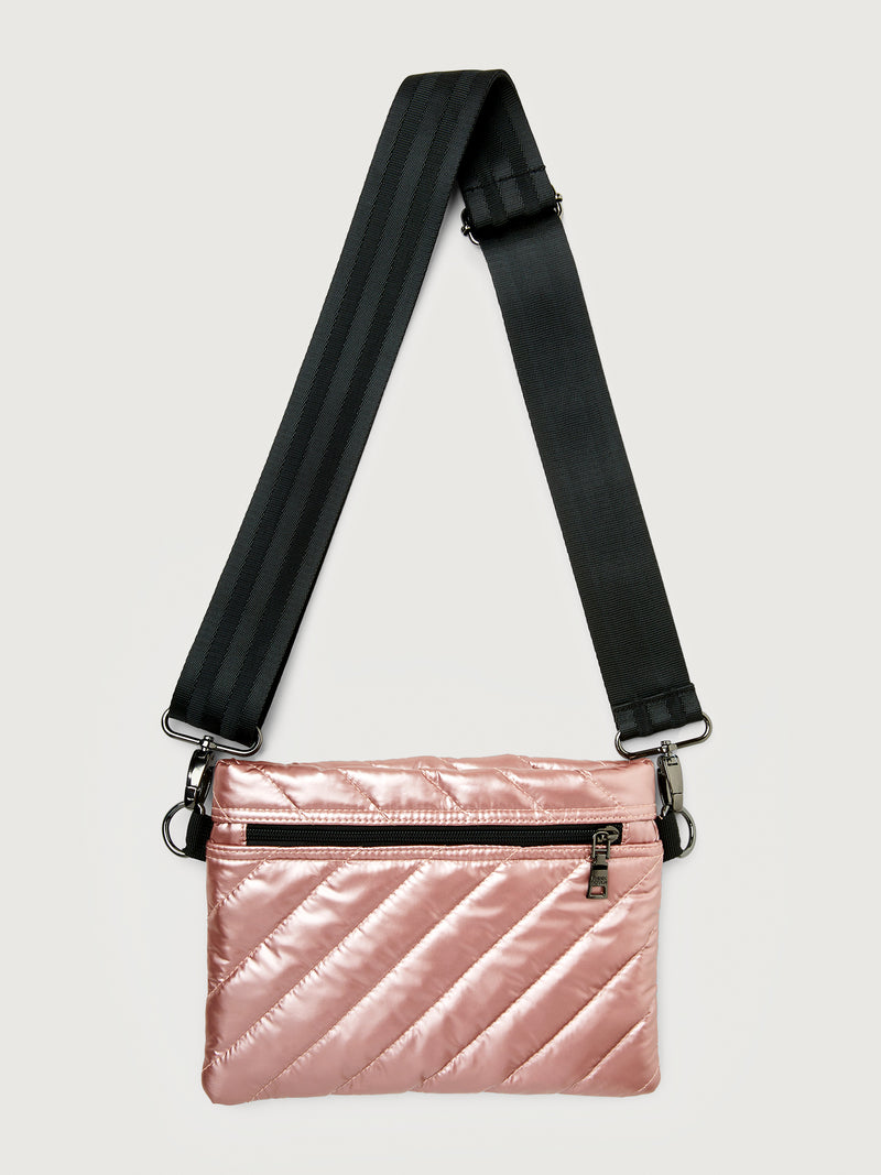 Diagonal Bum Bag 2.0 - Pearl Blush / Black / Black Web