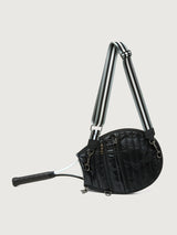 You are the Champion Tennis Bag - Pearl Black/ Pewter/ Black/ White Web