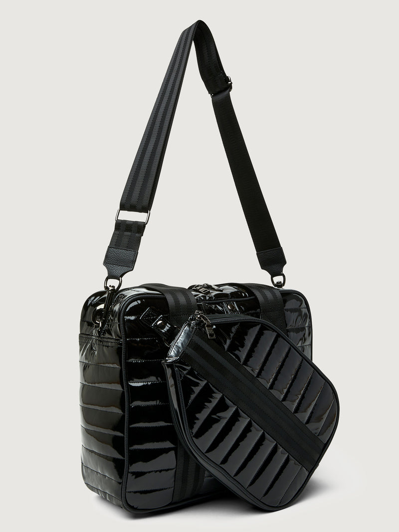 Sporty Spice Pickleball Bag - Black Patent