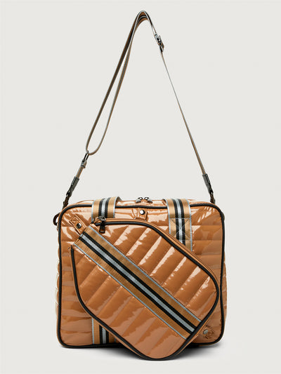 Sporty Spice Pickleball Bag - Dark Nude Patent