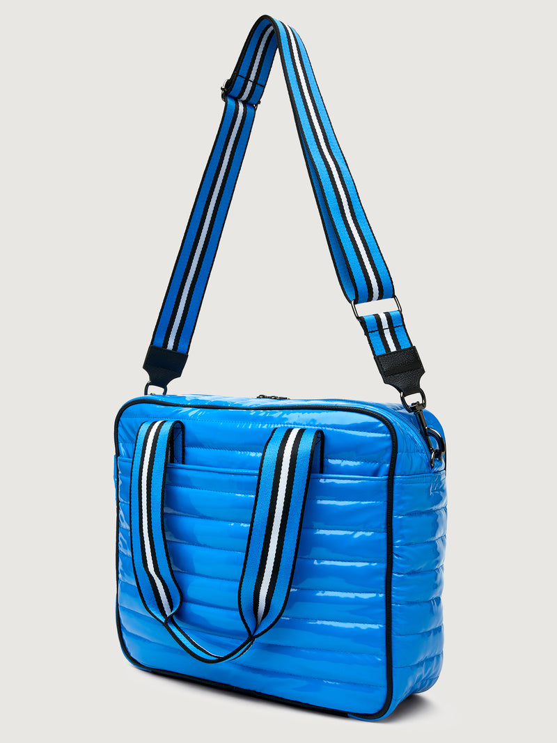 Sporty Spice Pickleball Bag - Hampton Blue/ Black/ White Web