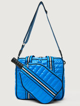 Sporty Spice Pickleball Bag - Hampton Blue/ Black/ White Web