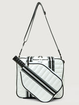 Sporty Spice Pickleball Bag - Pewter/ Black/ White Web