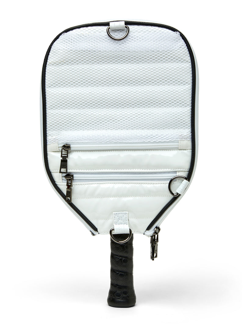 Sporty Spice Pickleball Bag - Pewter/ Black/ White Web