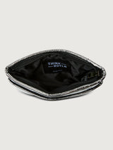 Bum Bag/ Crossbody "The Original" - Silver Mirror/ Black/ Black Web