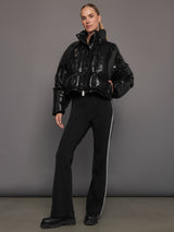 Disco Puffer Jacket - Black