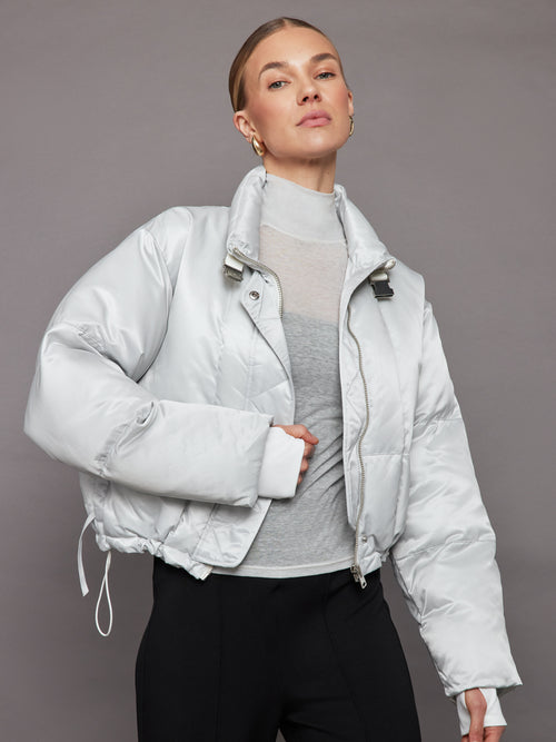 Hallie Puffer - Ice Grey