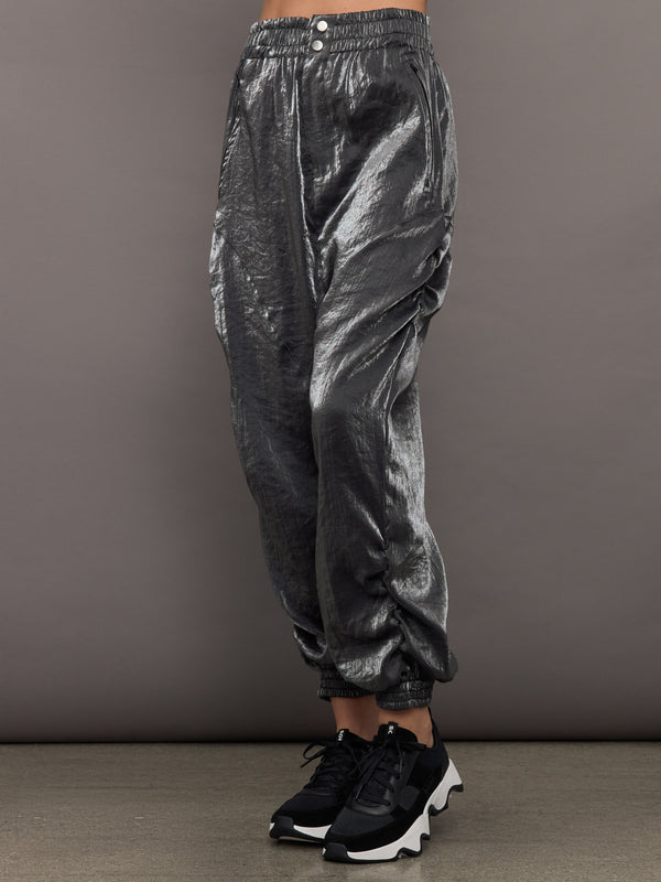 Athena Colorblock Track Pant - Black Combo