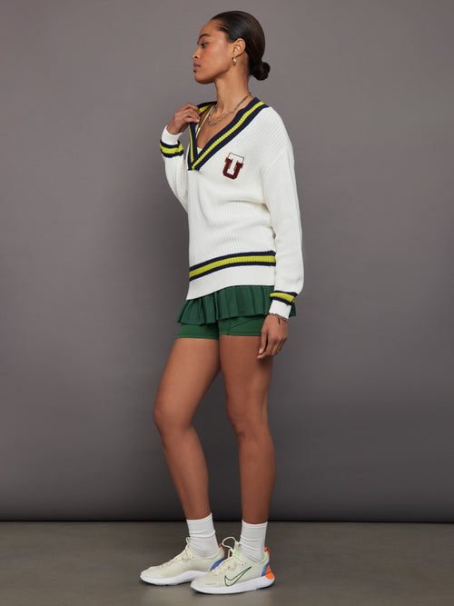 Varsity Josie Sweater - Natural