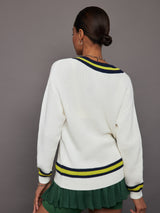 Varsity Josie Sweater - Natural