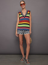 Wabi Sabi Nikko Knit Vest - Stripe