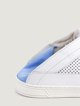 Low-Top Hybrid Slipper Sneaker - White And Blue