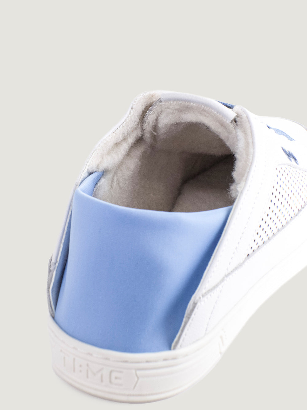 Low-Top Hybrid Slipper Sneaker - White And Blue