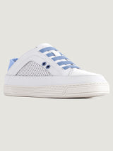 Low-Top Hybrid Slipper Sneaker - White And Blue