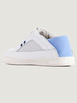 Low-Top Hybrid Slipper Sneaker - White And Blue