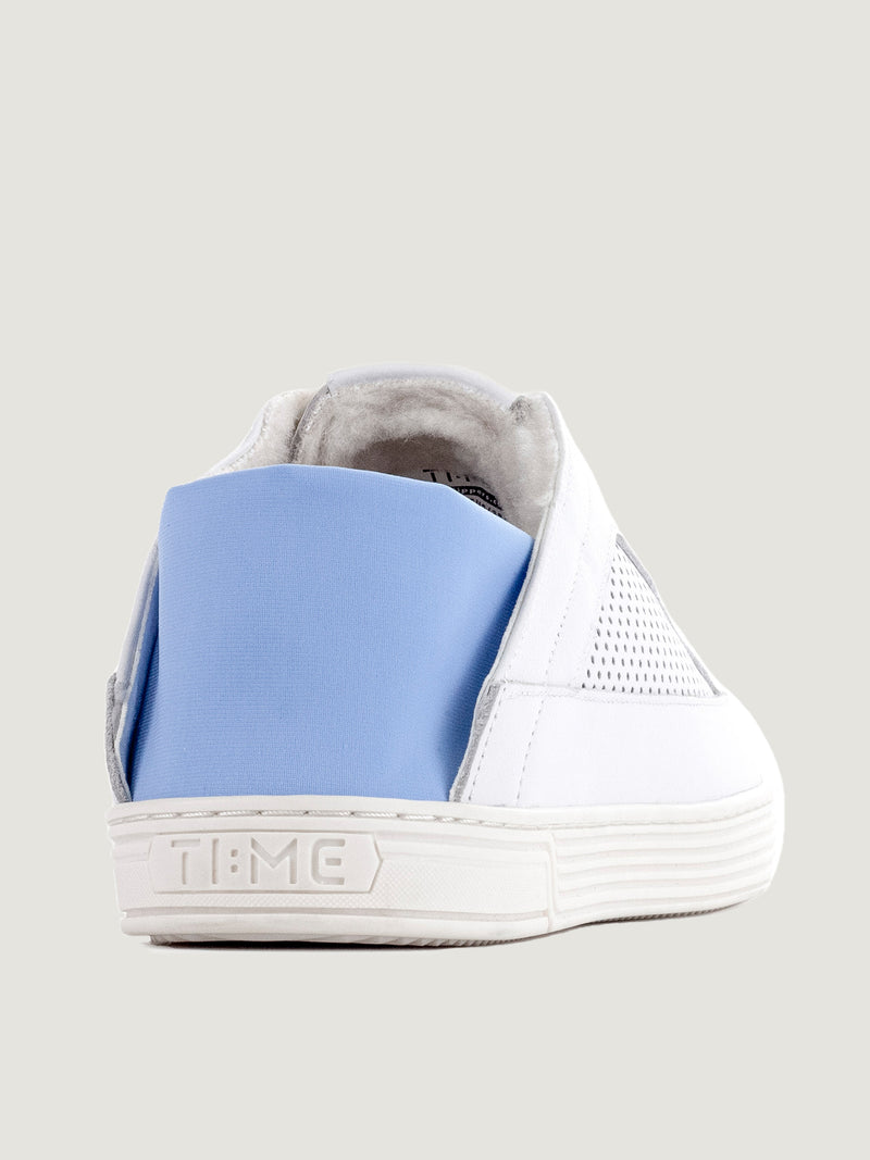 Low-Top Hybrid Slipper Sneaker - White And Blue