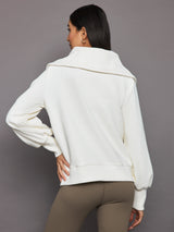 Vine Half Zip - Ivory