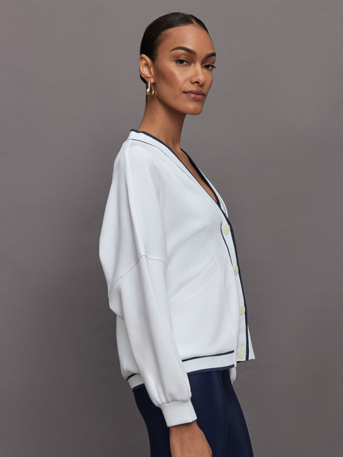 Decker Off-Court Cardi - White