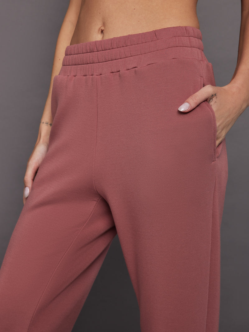 The Slim Cuff Pant - Withered Rose