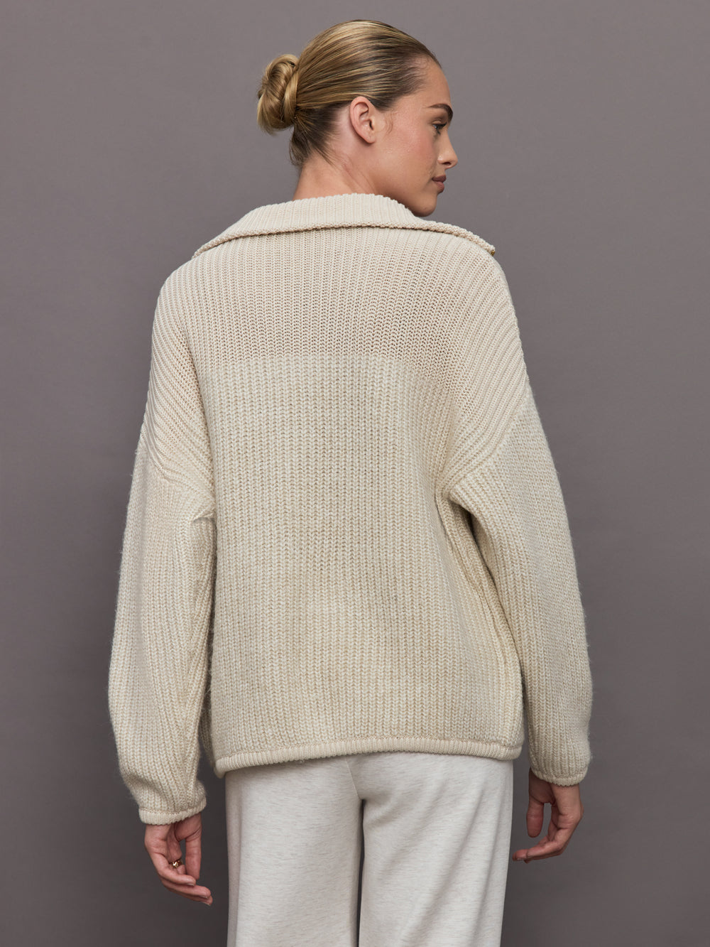 Willard Half Zip Knit 2.0 - Fog