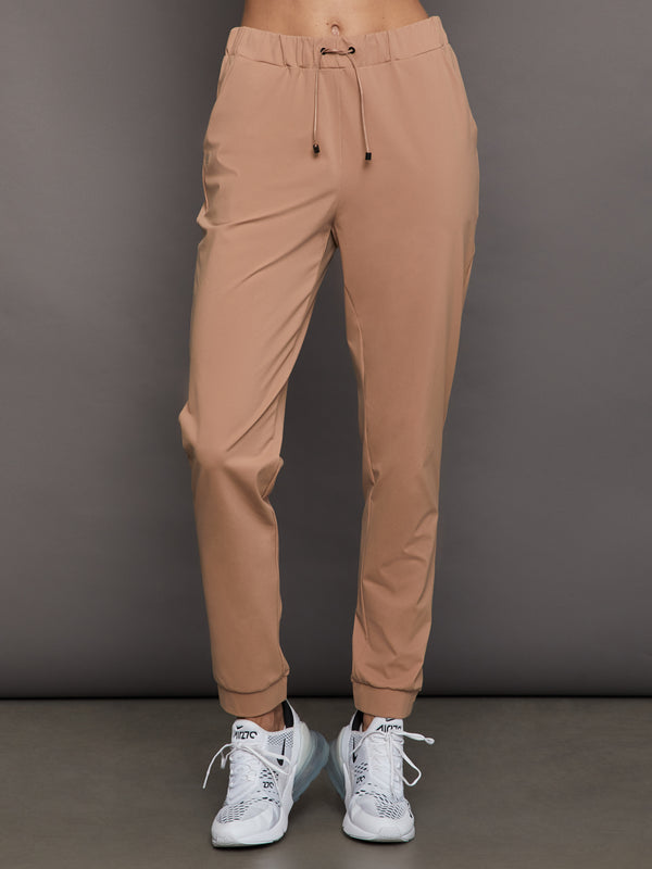 WARM UP TROUSERS - ALMOND