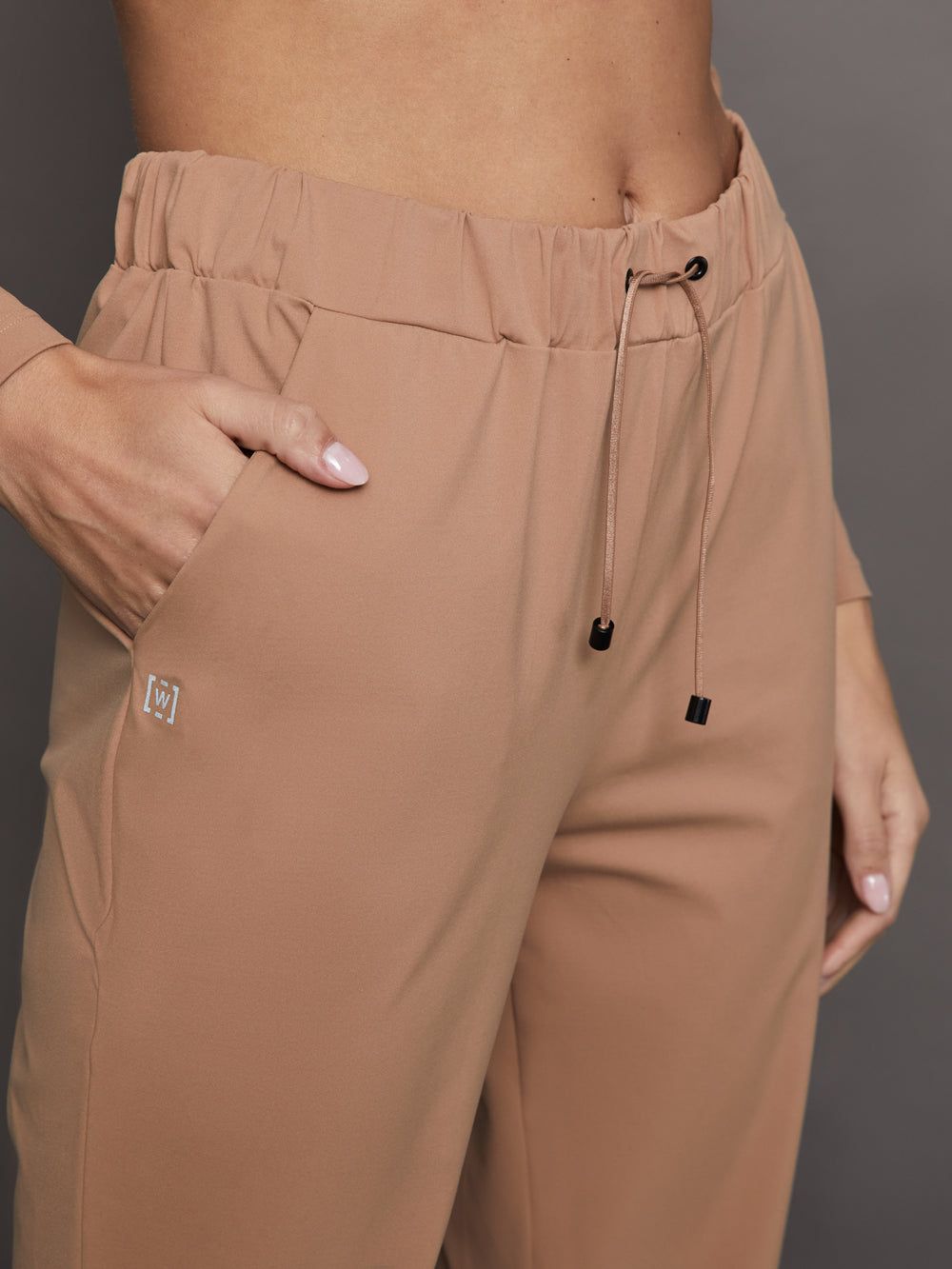 WARM UP TROUSERS - ALMOND